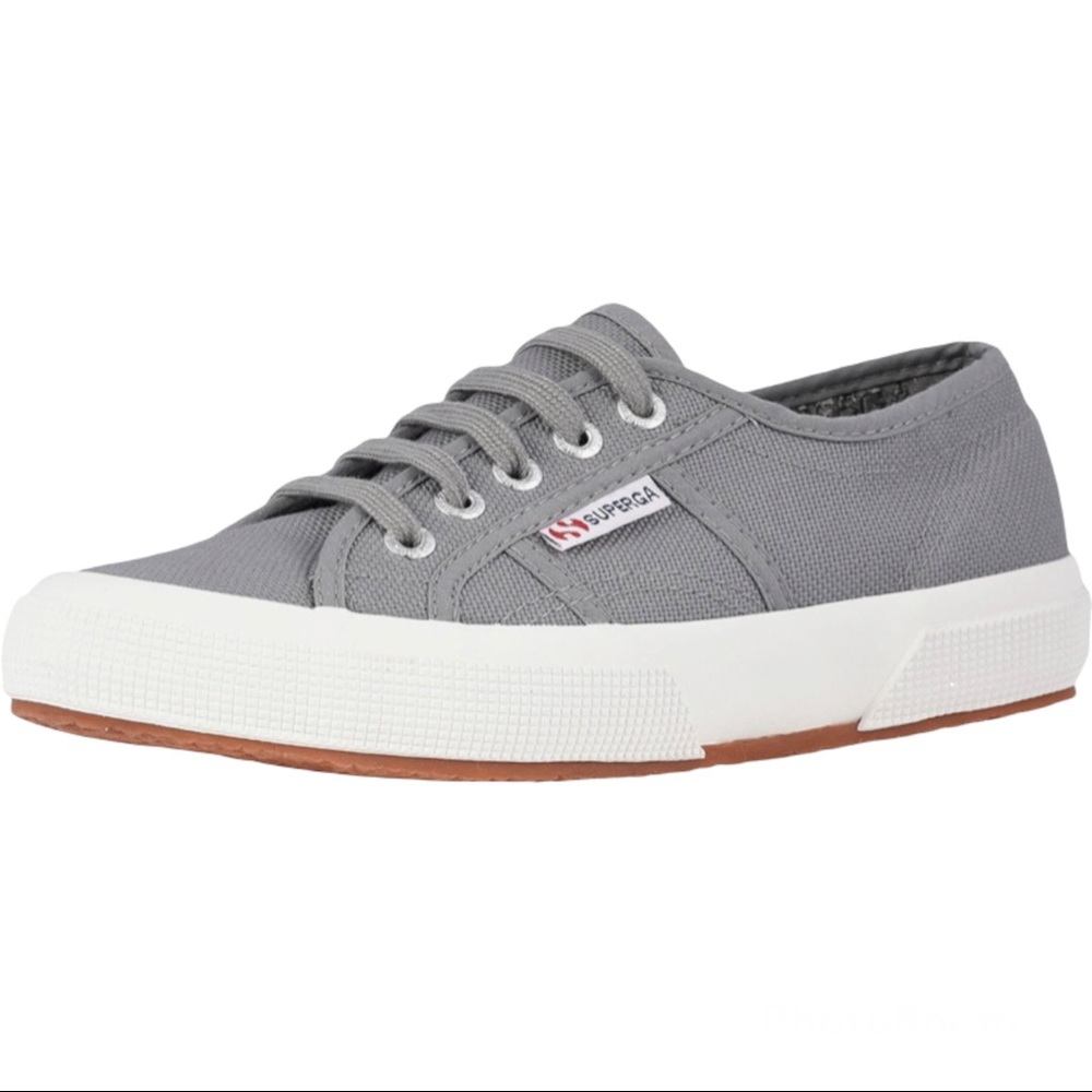 Superga Unisex 2750 Cotu Classic Sneaker Grey Sage Size 5
